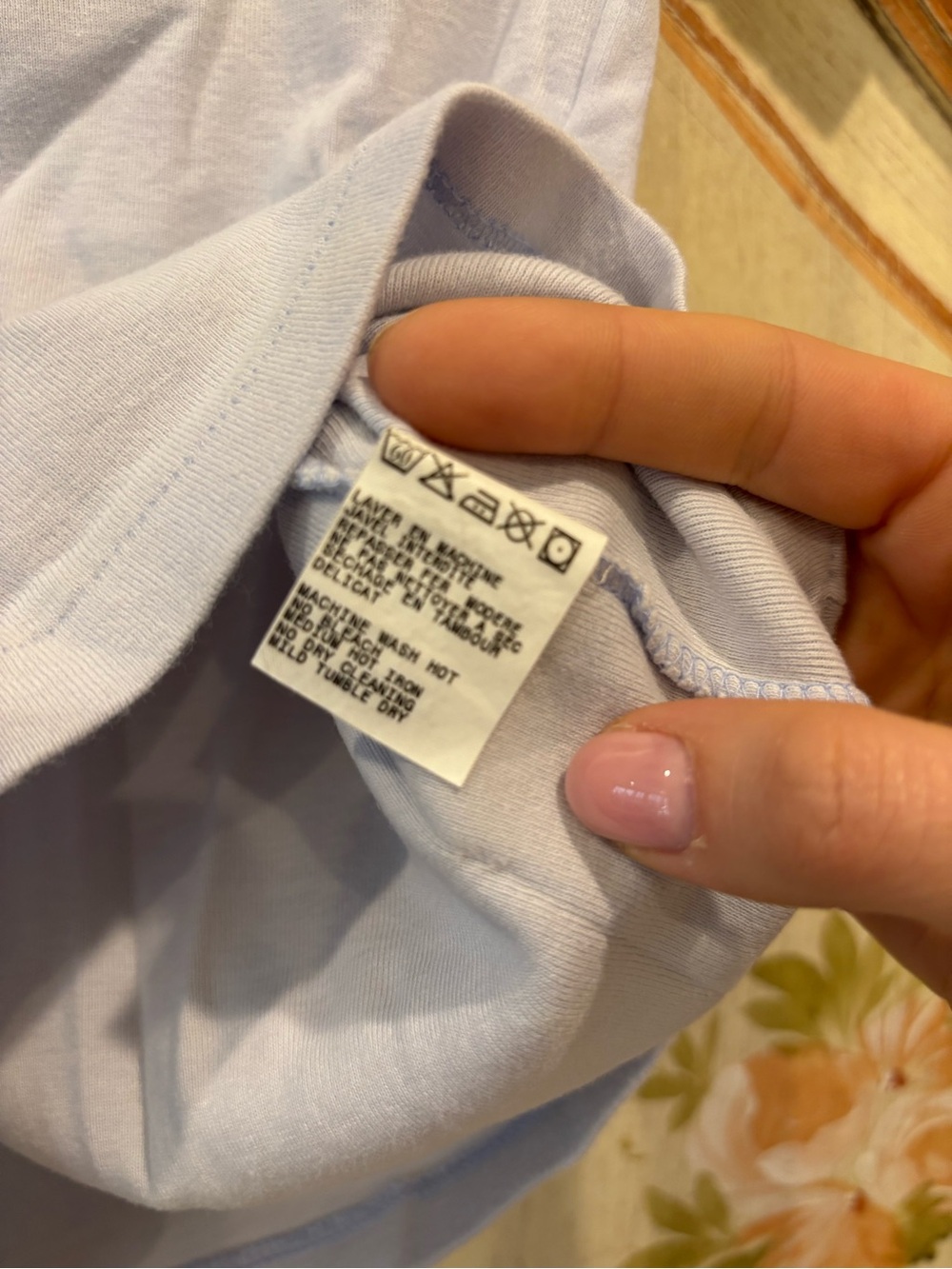 Baby Powder Blue Y2K vintage Petit Bateau Tee - Picture 3 of 5